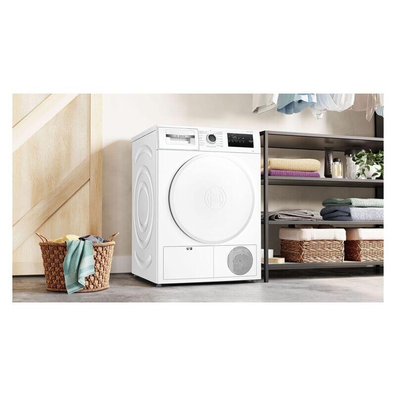 Bosch 8kg Heat Pump Condenser Dryer - White (Series 4)