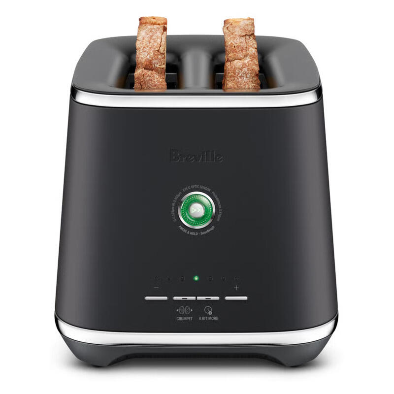 Breville The Eye Q 850 Auto 2-Slice Toaster - Black Truffle