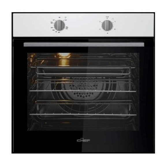 Chef 60cm Built-In Oven with 3 Functions - White