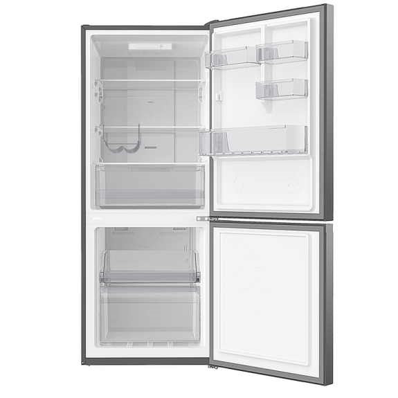 CHiQ 283L Bottom Mount Fridge Freezer - Black