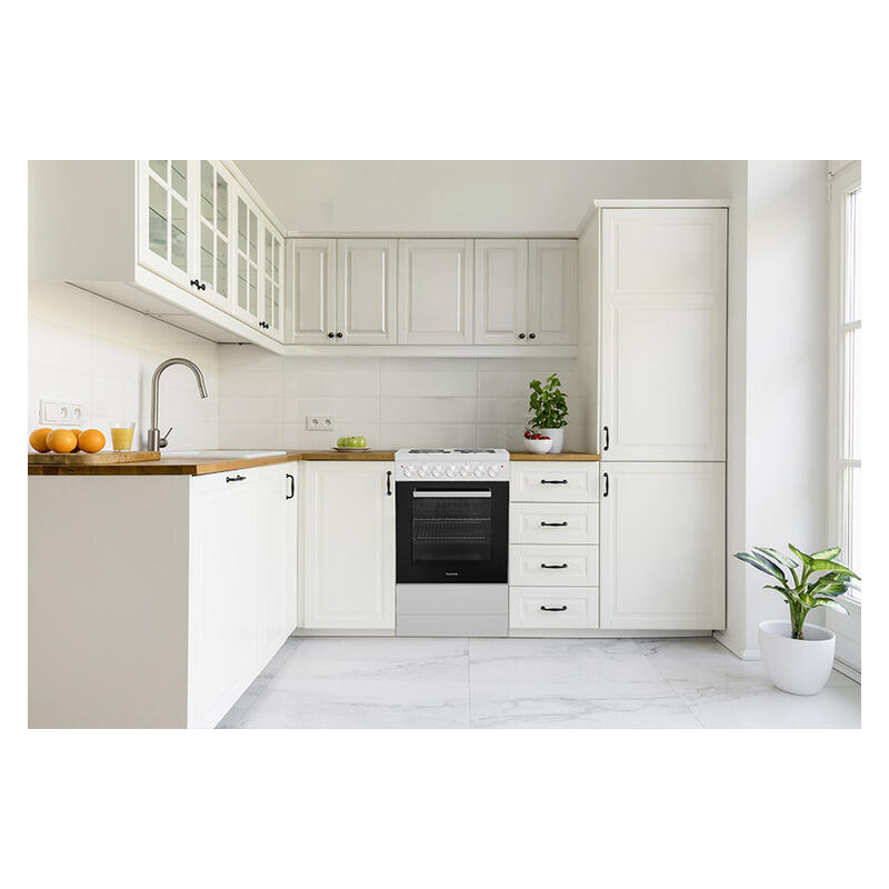 Euromaid 50cm Electric Freestanding Cooker - White
