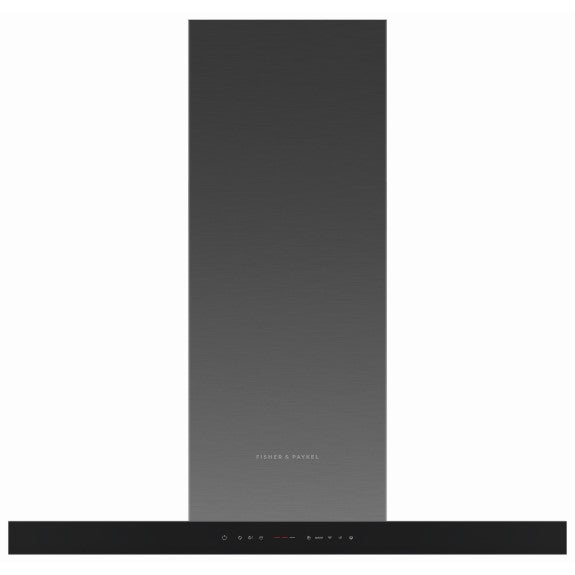 FISHERPAYKEL CONNECTED CANOPY RANGEHOOD BLACK 90CM