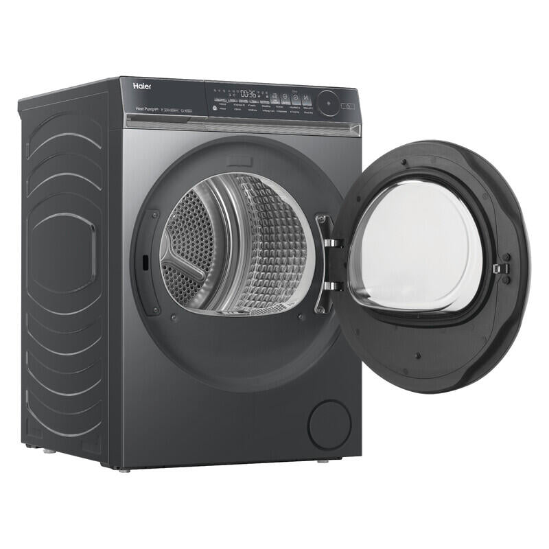 Haier 9kg Smart Heat Pump Condenser Dryer - Dark (500 Series)