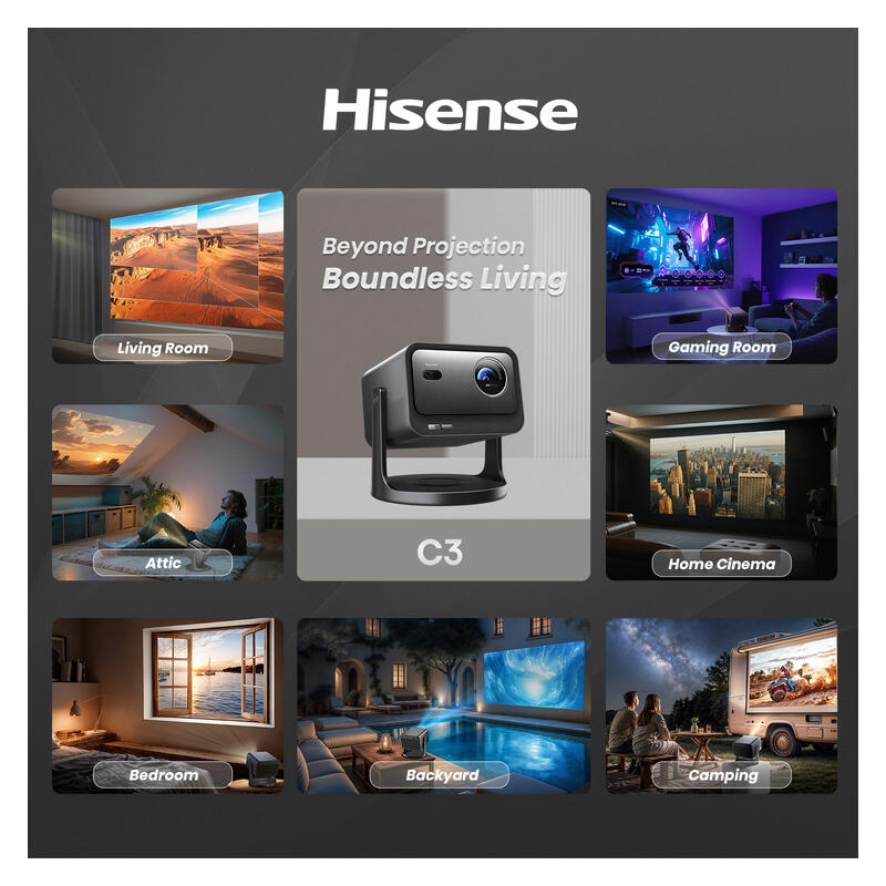 Hisense 4K Triple Laser Projector