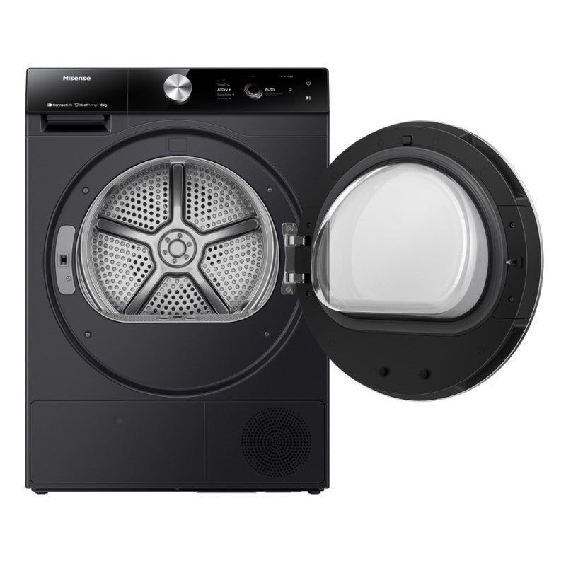 Hisense 10kg Smart Heat Pump Condenser Dryer - Charcoal Black (Series 9)