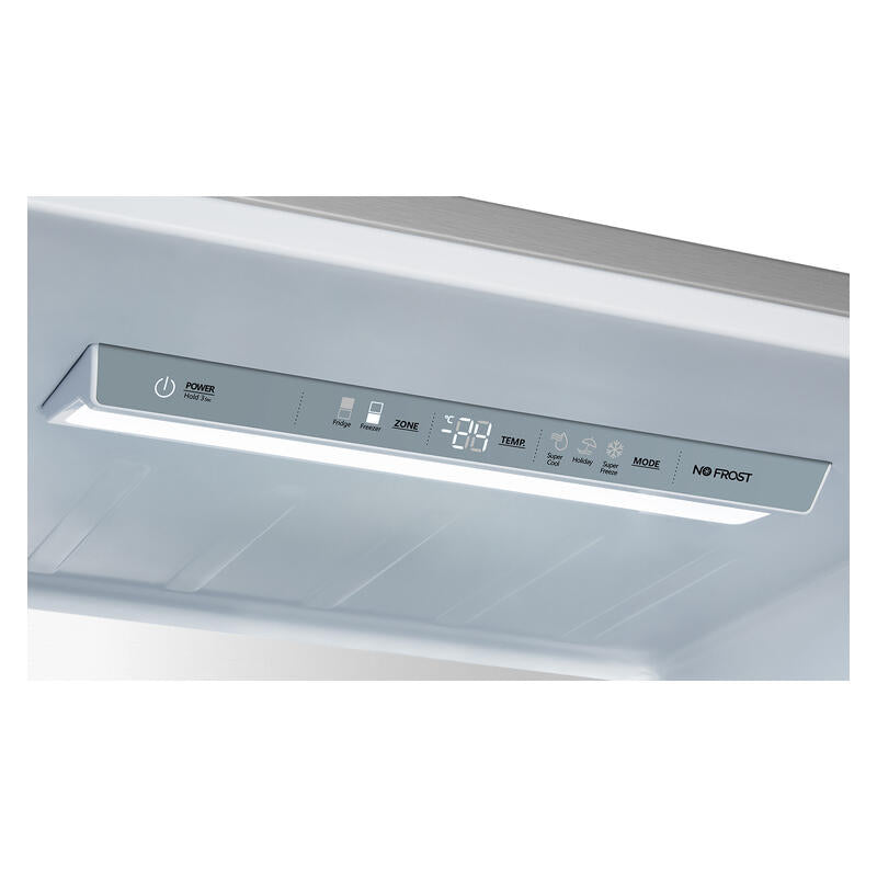 Hisense 415L Bottom Mount Fridge with Water Dispenser - Stainless Steel