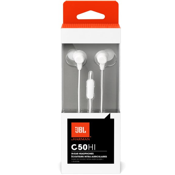 JBL In-Ear Headphones - White