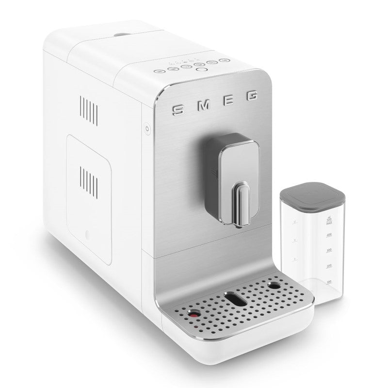 SMEG BEAN TO CUP WITH MILK STEAMING SYSTEM - MATT WHITE
