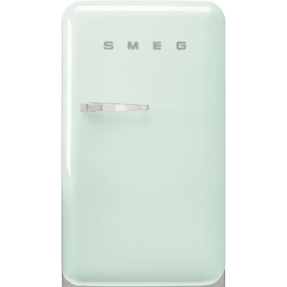 SMEG 50'S STYLE RETRO BAR FRIDGE PASTEL GREEN RIGHT HAND 135L