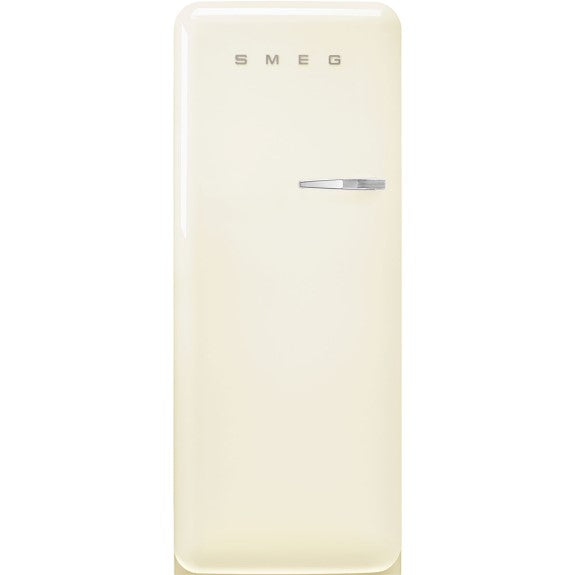 SMEG 50'S STYLE RETRO FRIDGE/FREEZER CREAM LEFT HAND 270L
