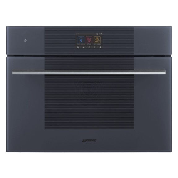Smeg 45cm Built-In Compact Multifunction Oven - Grey (Linea Speedwave Galileo)