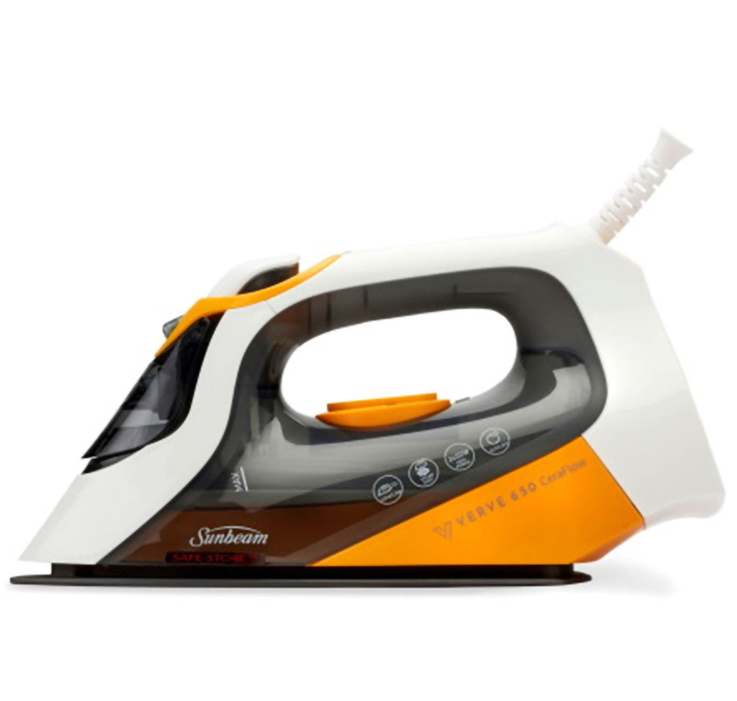 Sunbeam 2400W Steam Iron - Saffron (Verve 650 Ceraflow)