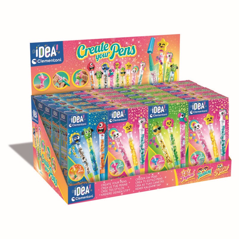 Techbrands Decorate-Your-Own Glitter Pen Kit - 3 Pack
