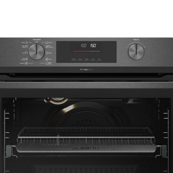 Westinghouse 60cm Pyrolytic Built-In Oven with 10 Functions - Dark Stainless Steel