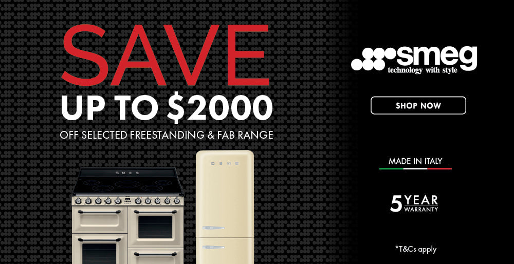 Save up to $2000 on selected Smeg Freestanding Kitchen Appliances