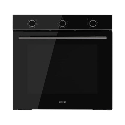 Omega 60cm Built-In Oven with 6 Functions - Black