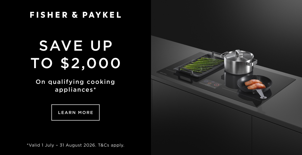 Save up to $2,000 on Qualifying Fisher & Paykel Cooking Appliances