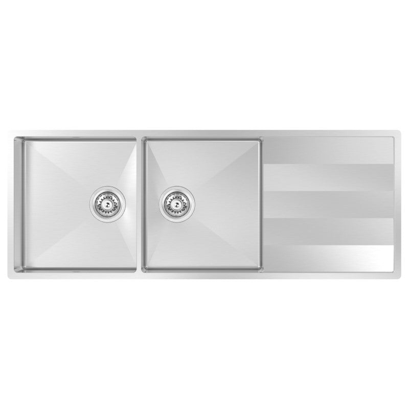 ABEY LUGANO DOUBLE BOWL & DRAINER