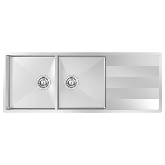 ABEY LUGANO DOUBLE BOWL & DRAINER