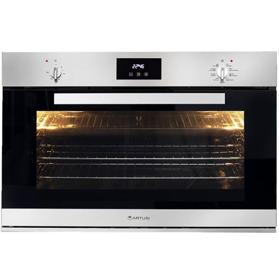 Artusi 90cm Built-In Large Oven with 9 Functions - Stainless Steel