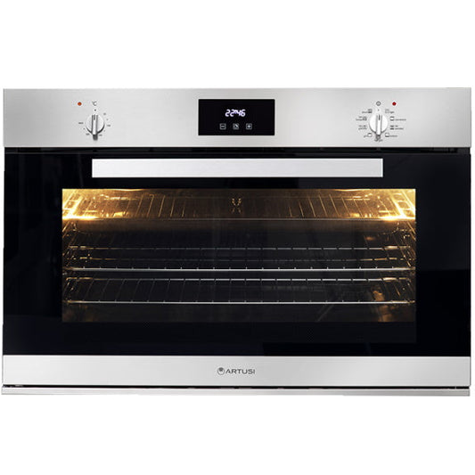 Artusi 90cm Built-In Large Oven with 9 Functions - Stainless Steel