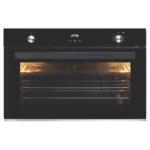 Artusi 90cm Built-In Large Oven with 9 Functions - Black