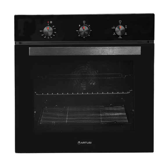 Artusi 60cm Built-In Oven with 5 Functions - Black