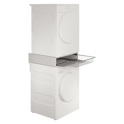 ASKO Laundry Stacking Kit with Slide-Out Basket - White