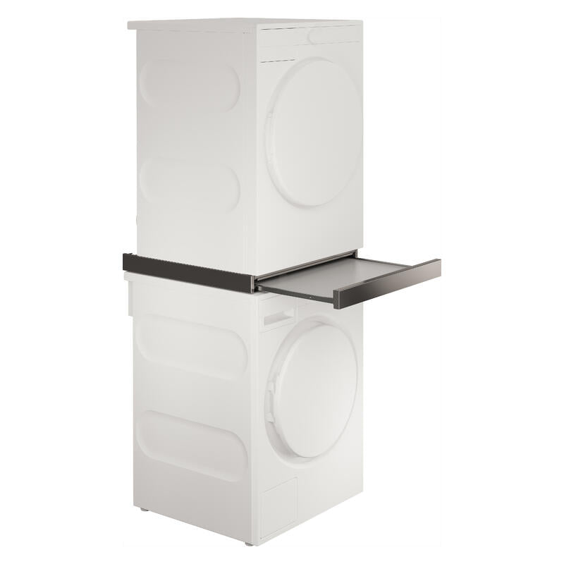 ASKO Laundry Stacking Kit with Slide-Out Shelf - Titanium