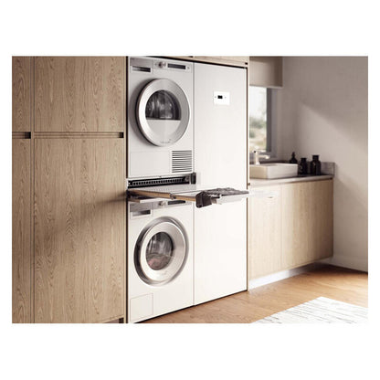 ASKO Laundry Stacking Kit with Slide-Out Shelf - White