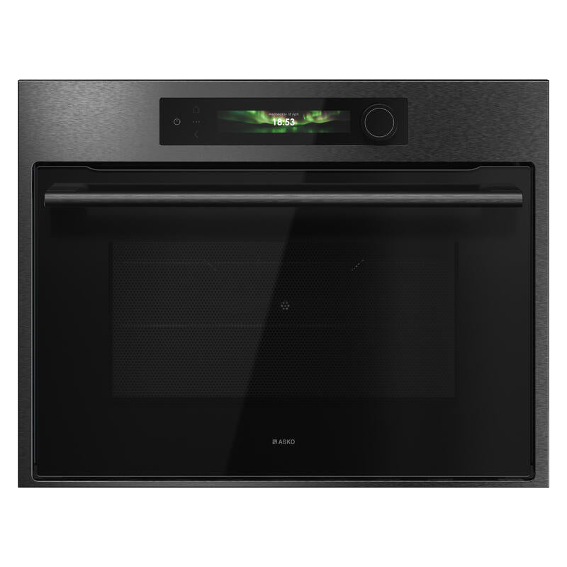 ASKO 45cm Built-In Microwave Oven with 29 Functions - Black Steel (Craft Series 6)