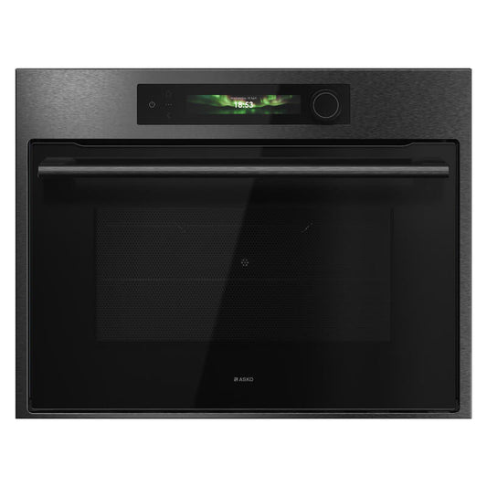 ASKO 45cm Built-In Microwave Oven with 29 Functions - Black Steel (Craft Series 6)
