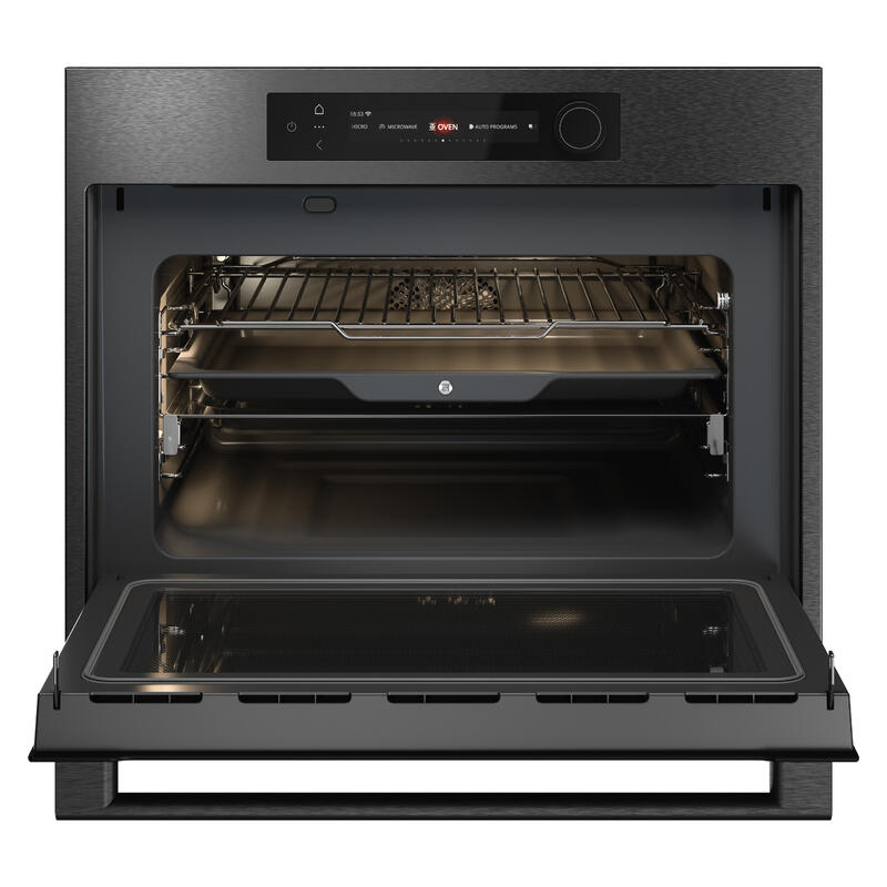 ASKO 45cm Built-In Microwave Oven with 29 Functions - Black Steel (Craft Series 6)