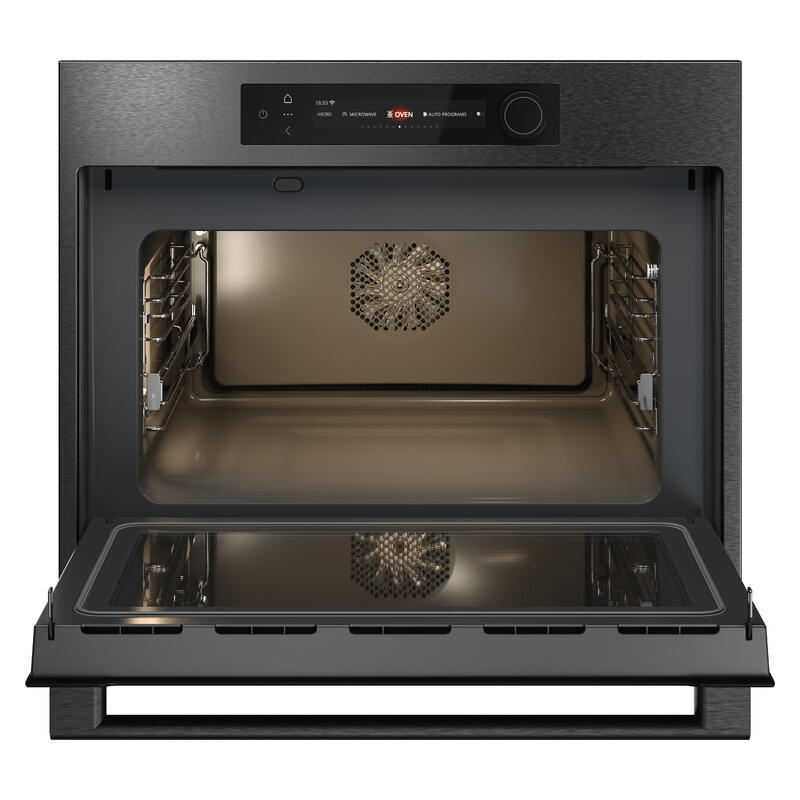ASKO 45cm Built-In Microwave Oven with 29 Functions - Black Steel (Craft Series 6)