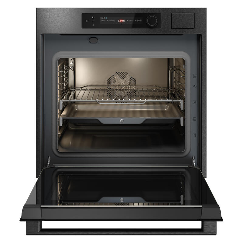 ASKO 60cm Built-In Combination Steam Oven with 28 Functions - Black Steel (Craft Series 6)