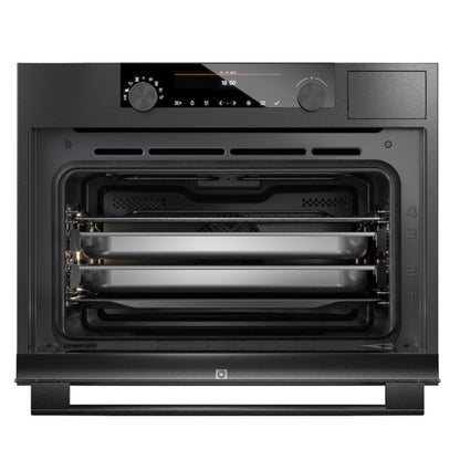 ASKO 45cm Built-In Combination Steam Oven -  Black Steel