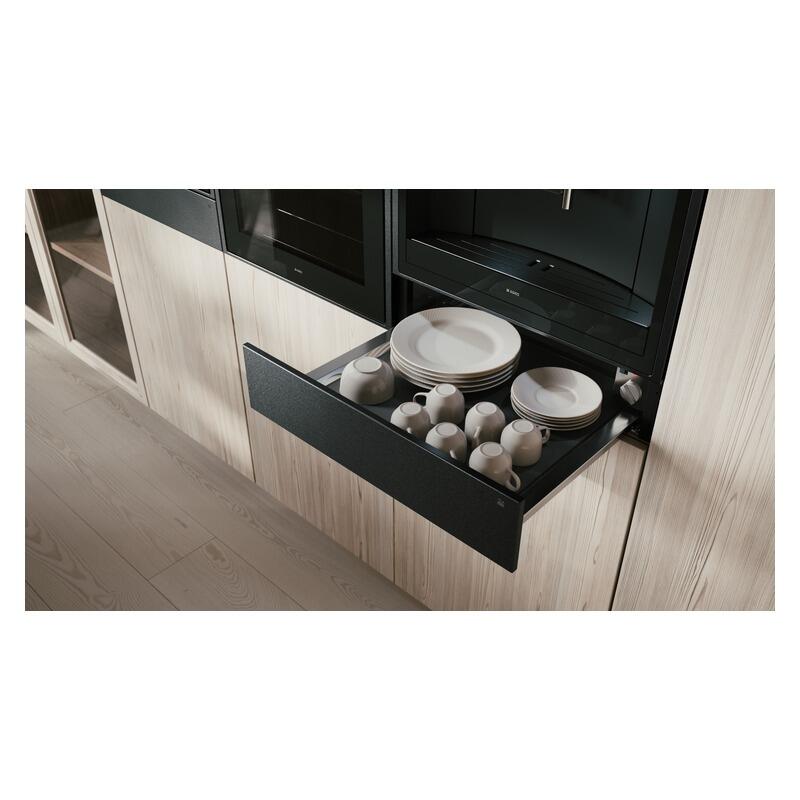ASKO 14cm Built-In Warming Drawer - Black Steel (Craft)