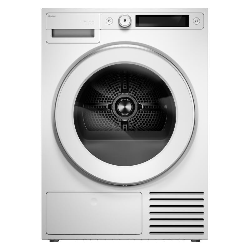ASKO 9kg Heat Pump Condenser Dryer - White (Style Series 5)