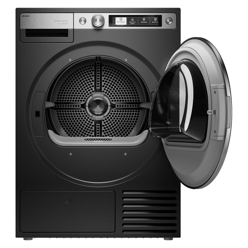 ASKO 9kg Heat Pump Condenser Dryer - Graphite Black (Style+ Series 7)