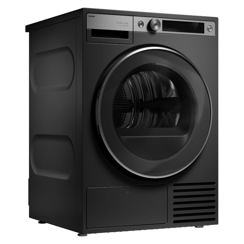 ASKO 9kg Heat Pump Condenser Dryer - Graphite Black (Style+ Series 7)