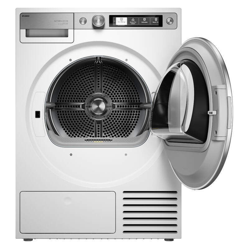 ASKO 9kg Heat Pump Condenser Dryer - White  (Style+ Series 7)