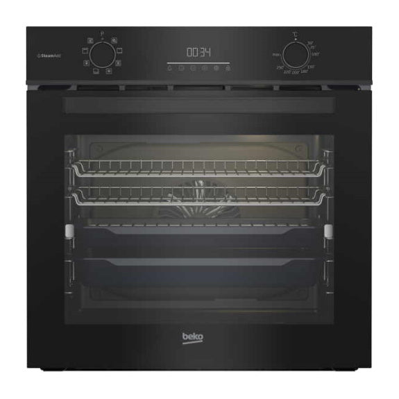 Beko 60cm Built-In Oven with 8 Functions - Black (Aeroperfect)