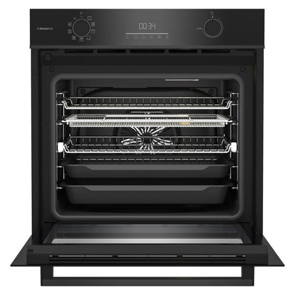 Beko 60cm Pyrolytic Built-In Oven with 9 Functions - Black (Aeroperfect)