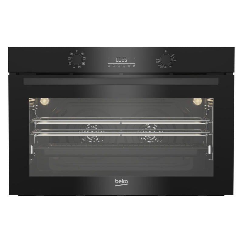 Beko 90cm Built-In Large Oven with 8 Functions - Black