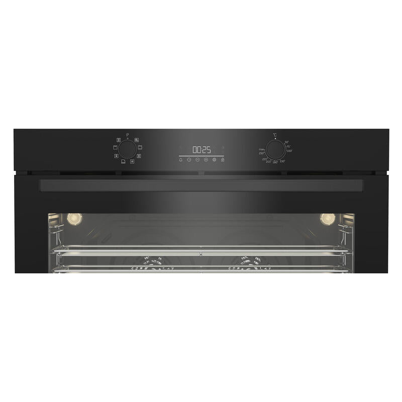 Beko 90cm Built-In Large Oven with 8 Functions - Black