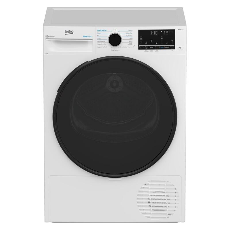 Beko 8kg Smart Heat Pump Condenser Dryer - White