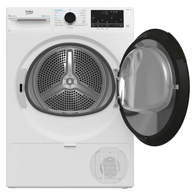 Beko 8kg Smart Heat Pump Condenser Dryer - White