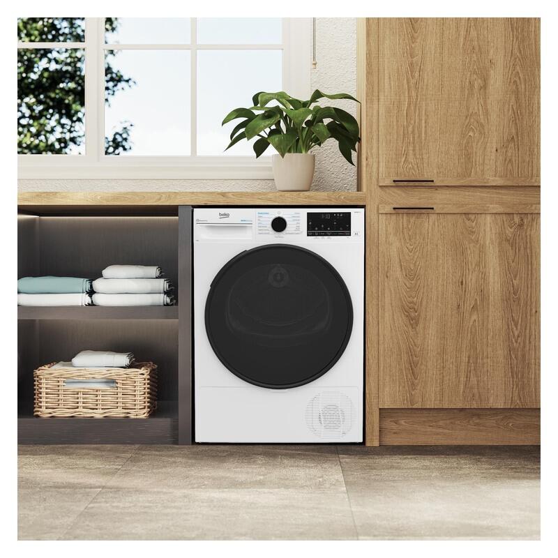 Beko 9kg Smart Heat Pump Condenser Dryer - White