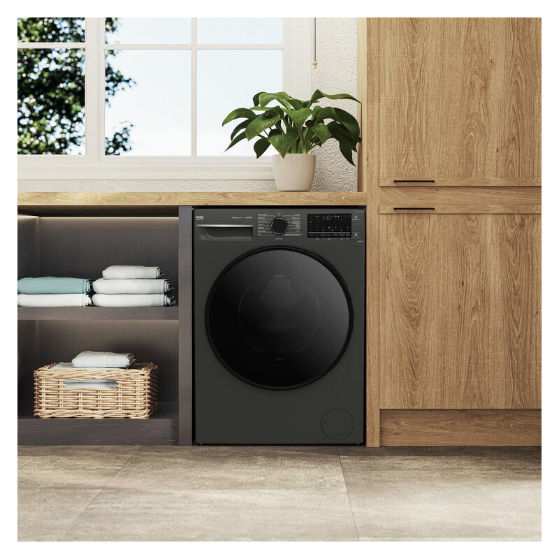 Beko 10kg Front Load Washing Machine - Black