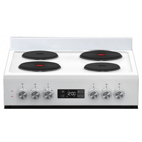 Beko 60cm Electric Upright Cooker - White